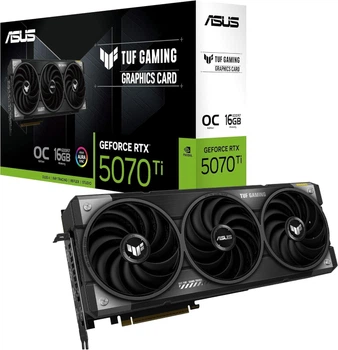 Відеокарта ASUS GeForce RTX 5070 Ti TUF Gaming OC Edition 16GB GDDR7 (TUF-RTX5070TI-O16G-GAMING)