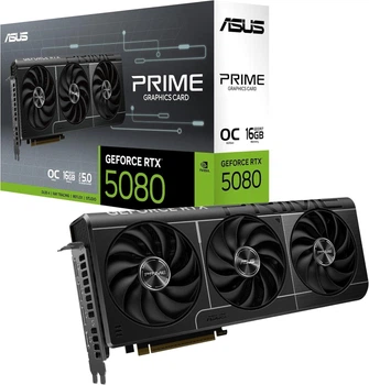 Відеокарта ASUS PRIME GeForce RTX 5080 16GB GDDR7 OC Edition
