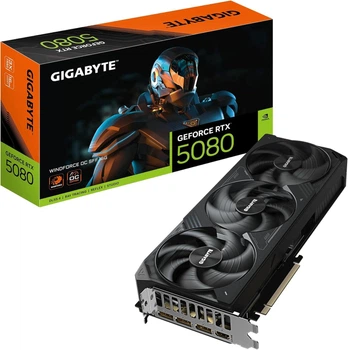 Відеокарта GIGABYTE GeForce RTX 5080 WINDFORCE OC SFF 16G GDDR7 (GV-N5080WF3OC-16GD)
