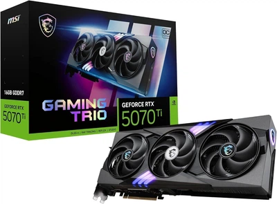 Відеокарта MSI GeForce RTX 5070 Ti 16G GAMING TRIO OC (G507T-16GTC)