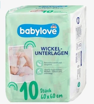 Пелюшки Babylove 60*60, 10шт в пачці