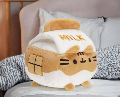 М'яка іграшка кіт пушин 12 см молоко шоколадне chocolate milk pusheen cat