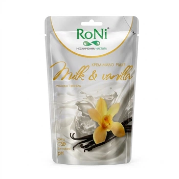 Крем-мило рідке RoNi Milk&vanilla 450 г