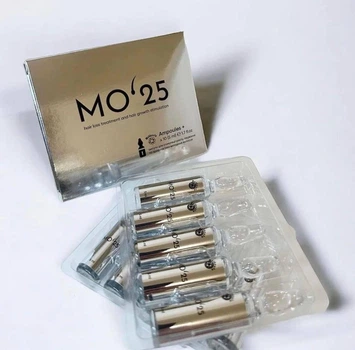 Ампули для стимуляції росту та проти випадіння волосся Molecula MO-25 Ampules, 10 шт х 5 мл