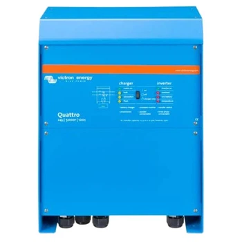 Інвертор VictronEnergy Quattro 24/5000/120-100/100 однофазний чиста синусоїда