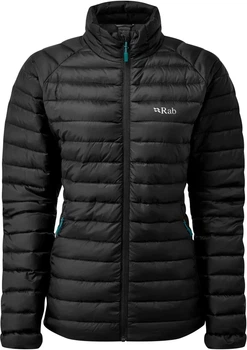 Жіночий легкий пуховик Rab Microlight Jacket Womens 10 Чорний