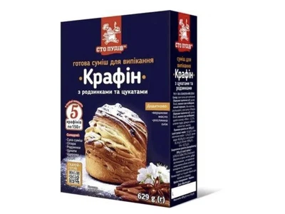 Смесь для выпечки «Крафин», 629 г ТМ Сто пудов
