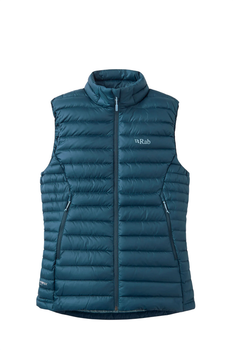 Безрукавка Rab Microlight Vest Wmns жіноча Tempest Blue XL синя