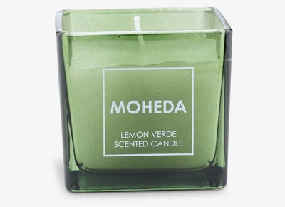 Свічка ароматична зелений лимон 7х7х7 см