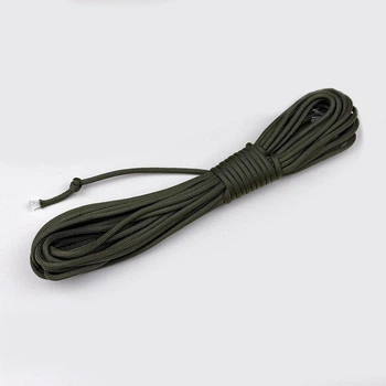Шнур Paracord 550 10м для плетіння ременів браслетів брелоків нашийників оливковий (79500002)