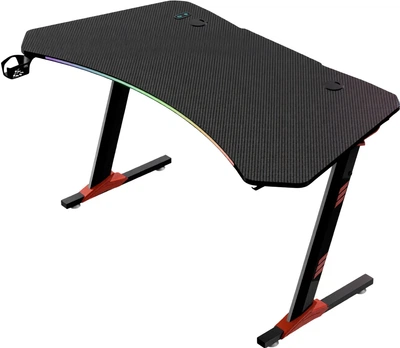 Компьютерный стол GT Racer T-1443 (140x70x73) Black