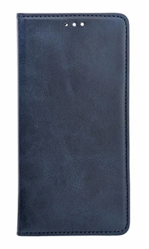 Чехол книжка Leather Case для Infinix HOT 40I (X6528B) на магните с подставкой темно-синий