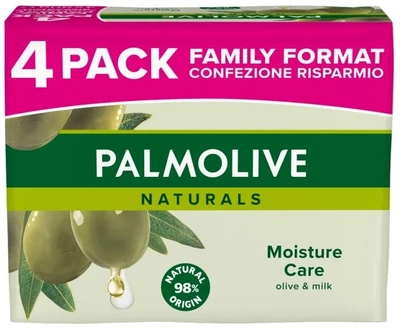 Твердое мыло Palmolive Naturals Оливка и Молочко 4 шт х 90 г (8693495034029)