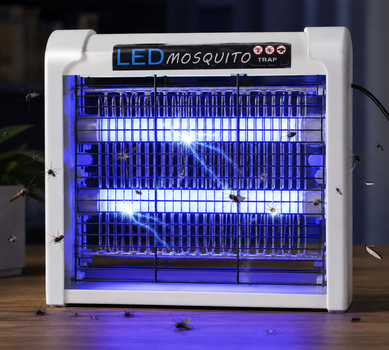 Антимоскитная лампа от комаров Mosquito Trap KF-6012 с УФ-лампой до 40 м²
