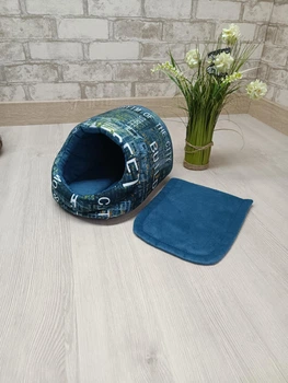 Будинок для морських свинок, шиншил, гризунів Animals_joy Норка S 18*24 см (164)