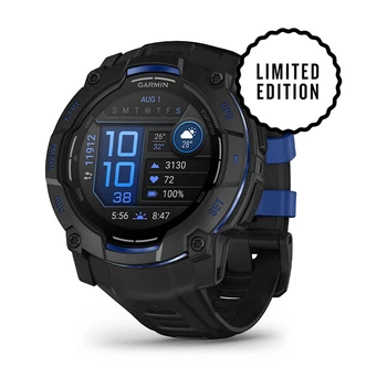 Годинник Garmin Instinct® 3, Black/Blue, 50 мм