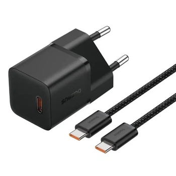 Мережевий зарядний пристрій Baseus GaN5 Fast Charger (mini) Type-C Cable 20W Black P10110900113-00
