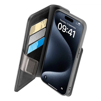 Чехол Cellularline Book Agenda для iPhone 15 Pro Max Black (BOOKAG2IPH15PRMK)