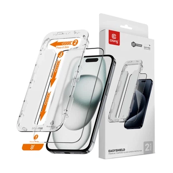 Захисне скло Crong EasyShield для iPhone 16 / iPhone 15 2 pack (5904310704328)