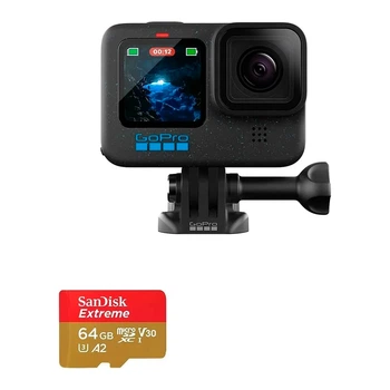Екшн-камера GoPro HERO 12 Black + 64Gb SD card (CHDSB-121-CN)