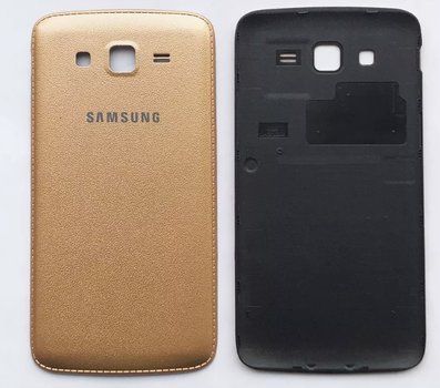 Задняя крышка для Samsung G7102 Galaxy Grand 2 Duos золотистая