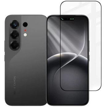 Защитное стекло Fiji Premium для Tecno Camon 50 (CN5) полная проклейка Anti-Static черный