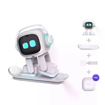 Розумний робот-компаньйон LIVING.AI EMO White з AI