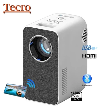 Проектор Tecro PJ-3030 среднефокусный 1280x720 HD 2500lm 5W Bluetooth
