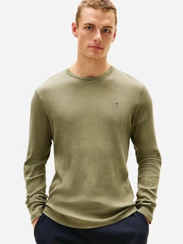 Пижамный лонгслив мужской хлопковый Tommy Hilfiger 366300465 S Зеленый (1160350463)