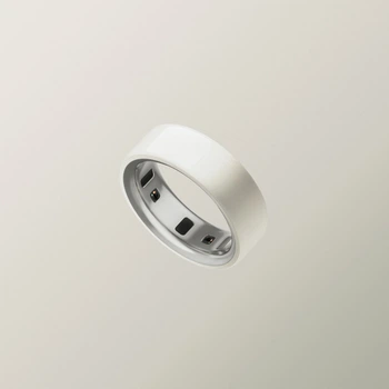 Смарт-кільце Oura Ring 4 Ceramic Cloud Size 7 Розумне кільце для контролю сну, пульсу та здоров'я