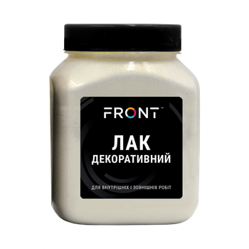 Лак декоративний Білий перламутр FRONT (0,4 кг)