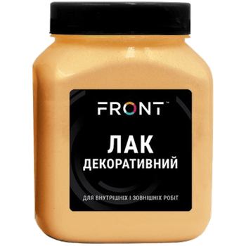 Лак декоративний Золото FRONT (0,15 л)