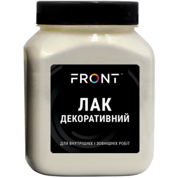 Лак декоративний Білий перламутр FRONT (0,15 кг)