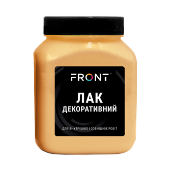 Лак декоративний Золото FRONT (0,4 л)