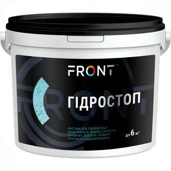 Мастика гідроізоляційна Гідростоп FRONT (1 кг)