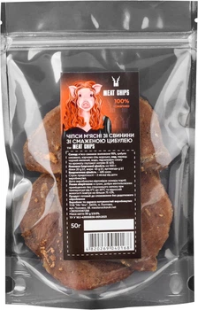 Чипси м'ясні зі свинини зі смаженою цибулею Meat Chips 50 г