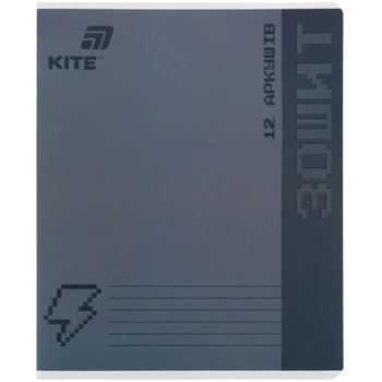 Тетрадь школьная Kite One Color K26-232, 12 листов, клетка