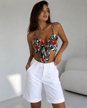 Топ на завязке женский Tezenis Разноцветный (1MT183 jungle (M))