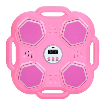Настенный боксерский тренажер-мишень MS 4651(Pink) 2 боксерские перчатки