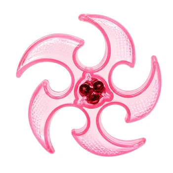 Летающий бумеранг SB2306(Pink) резина, со светом, 15 см, в пакете