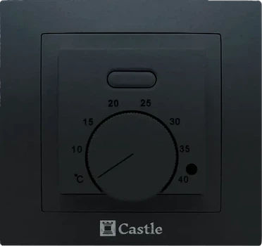 Терморегулятор механічний Castle AC308H чорний