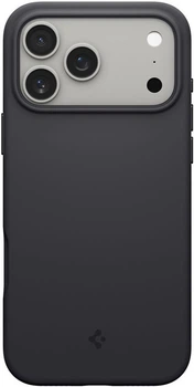 Etui plecki Spigen Silicone Fit Magsafe do Apple iPhone 17 Pro Max Czarne (8800283314021)