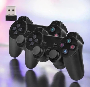 Игровая приставка X9 8K 64GB 30000 игр Android TV Game Stick, ретро консоль HDMI с 2 беспроводными джойстиками