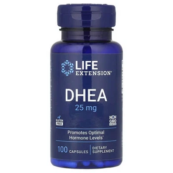 DHEA 25 мг Life Extension DHEA 100 капсул