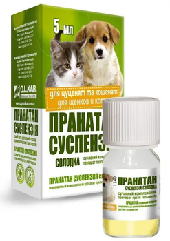 Пранатан сладкая суспензия от глистов для котят и щенков 5мл