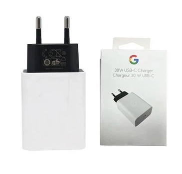 Зарядный блок без кабеля (в упаковке) для быстрой зарядки Google Pixel 30W USB Type-C GA03502-EU
