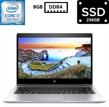 Ноутбук Hewlett Packard EliteBook 840 G5 14” IPS 1920x1080 Core i7-7500U 2.70GHz 8GB DDR4 SSD 256GB UHD Graphics 620 Камера (H840G5R8S256B1) Б/У