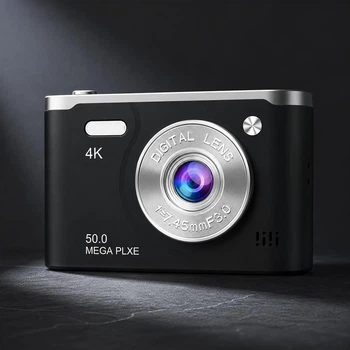 Цифрова камера M92 Чорна 4K 64 МП 8× цифровий зум MicroSD 32гб 2.4″ HD-дисплей CMOS
