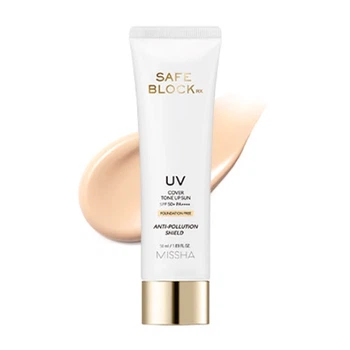Сонцезахисний засіб Missha Safe Block RX Cover Cover Tone Up Sun SPF50+ 50 мл