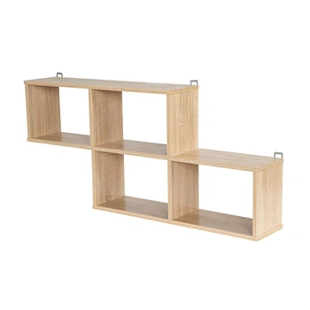 Полка книжная KDOZ ПК-4 навесная на стену 1150х520х195 мм Дуб Сонома (ПК-4)